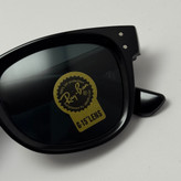 عینک آفتابی ریبن ویفرر شیشه سنگ تمام مشکی به همراه پک کامل ریبن Rayban WAYFARER RB 0502S