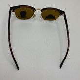 عینک ریبن rayban کلاب مستر شیشه سنگ قهوه ای طلایی با پک کامل ریبن RB 3016