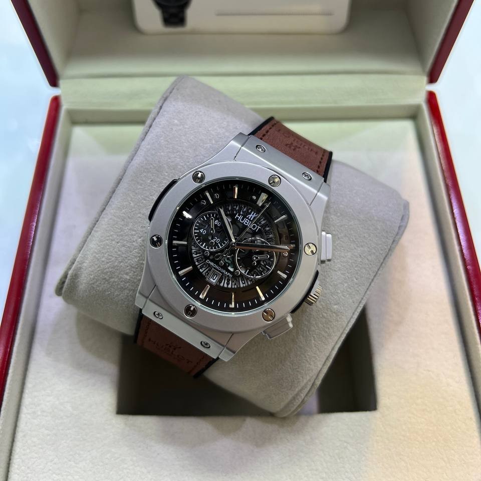 ساعت مچی مردانه هابلوت بیگ بنگ Hublot با جعبه و ارسال رایگان در رنگبندی کامل