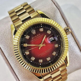 ساعت لوکس کمیاب ROLEX رولکس اویستر شامپاینی AAA قفل رولکسی اصلی بند استیل توپر