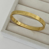 دستبند زنانه مدل کارتیر Cartier رنگ طلایی و نقره ای آبکاری نقره ضد حساسیت رنگ ثابت کد zgg