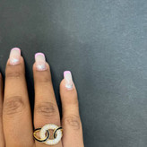 انگشتر طرح جواهری زنانه طرح سه گل نگین فری سایز Free size تنوع طرح رنگ ثابت کد bn (پس کرایه)