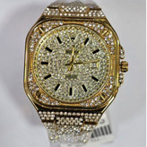 ساعت مچی زنانه رولکس ROLEX فول نگین مخراج کاری تاریخ دار تنوع طرح رنگ ثابت کد vn