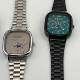 ساعت مچی مردانه صفحه مربع کاسیو CASIO طرح تاریخ دار در تنوع رنگ رنگ ثابت کد ki