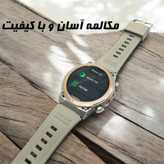 ساعت هوشمند 1.46 اینچی دیبت ویر مدل Power Edge AK81 با بند سیلیکونی