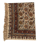رومیزی4 نفره یا سفره 6 نفره قلمکار اعلا طرح ارغوان صنایع دستی پرشین