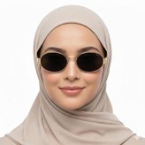 عینک آفتابی بیضی زنانه سلین مدل فلزی