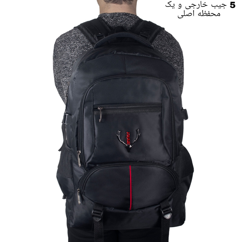 کوله پشتی کوهنوردی پک 5 عددی 55 لیتری مدل Koo7-ANT
