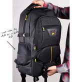 کوله پشتی مسافرتی بزرگ مدلkoo-1 پک 5 عددی کوله پشتی کوهنوردی بندثقل کمر کوله کوهی بزرک کوله کمپ