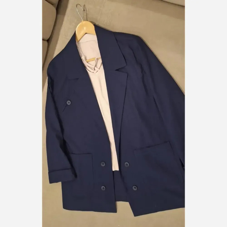 کت لینن زنانه مدل آتریسا سایز 38 تا 50 در 8 رنگ متنوع
