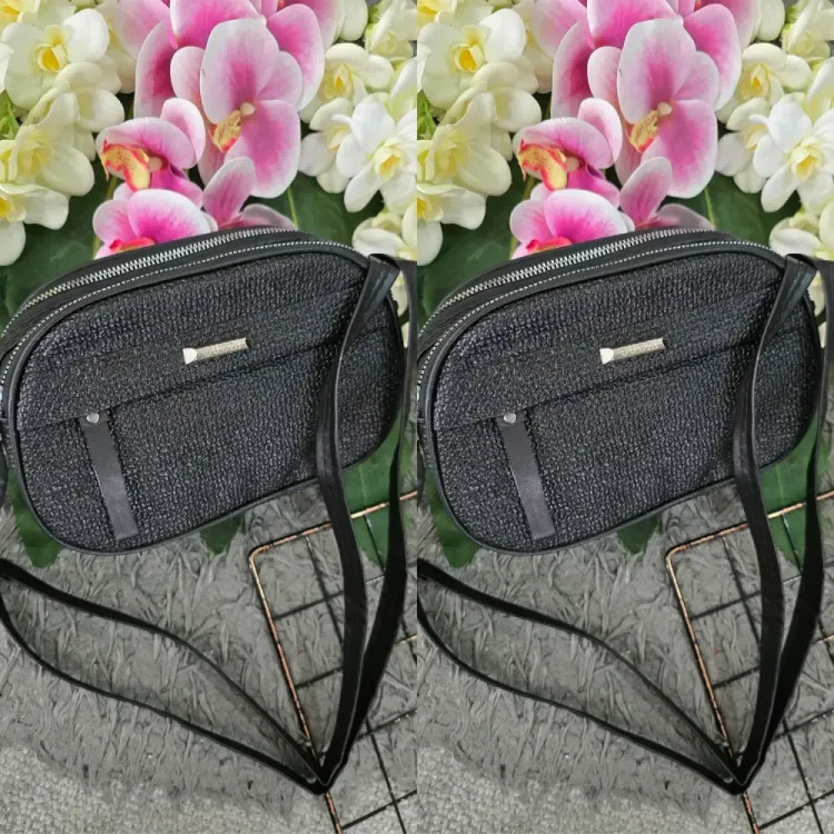 کیف زنانه آیدا جنس چرم طرح کنفی سه خونه