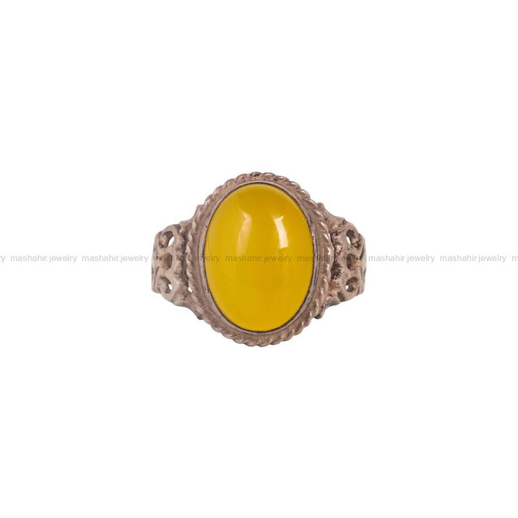 انگشتر شرف الشمس مردانه کد 5957