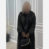 ست سه تیکه زنانه مدل شهرزاد جنس مازراتی و تور مشکی سایز فری 36 تا 46