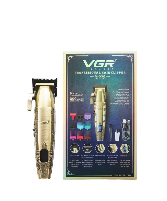 ماشین اصلاح وی جی آر مدل VGR-036 با تیغه تیتانیوم