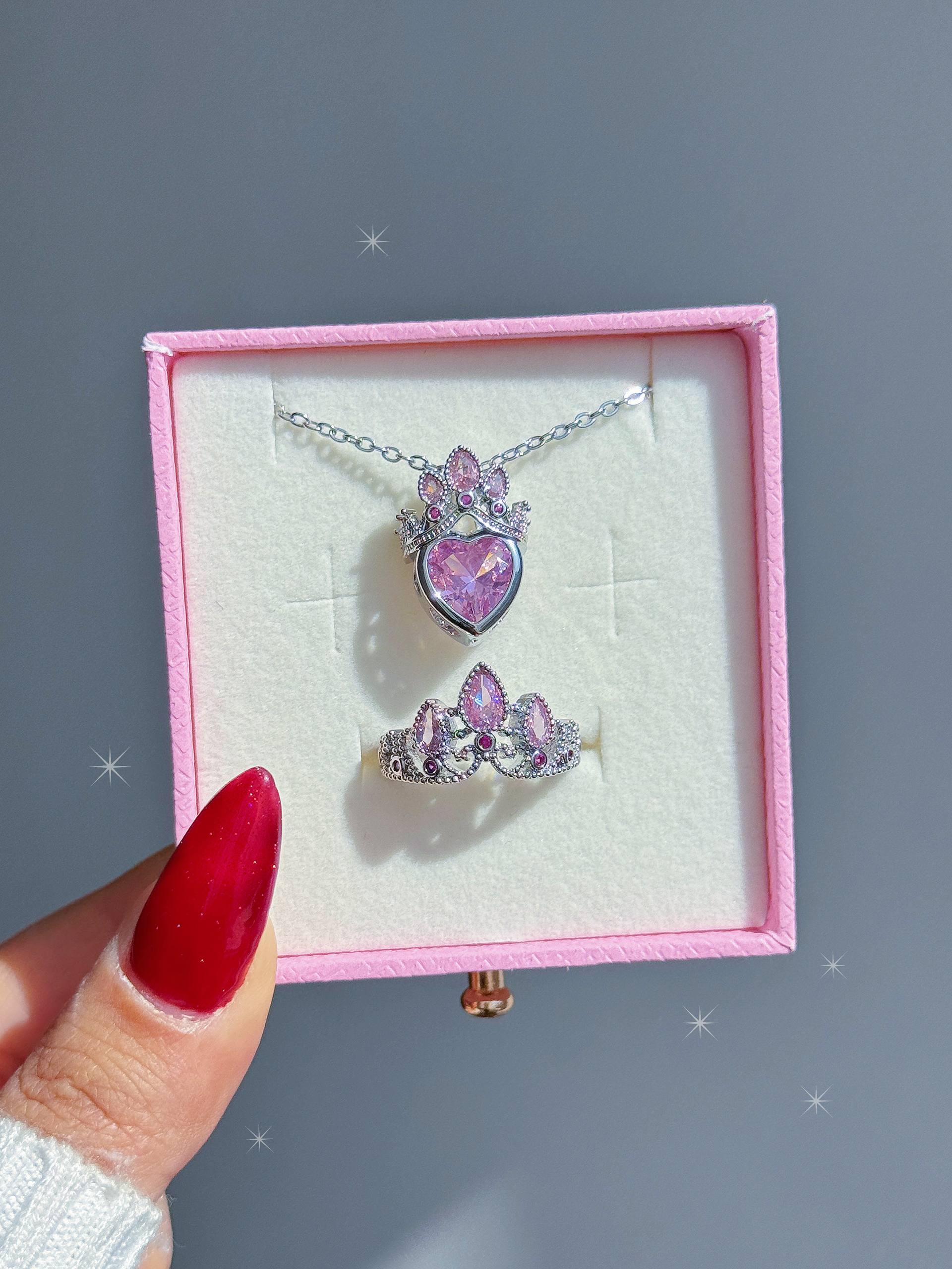 نیم ست راپونزل صورتی