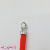 دستبند امگا رابر قرمز مردانه زنانه با قفل نقره ای کیفیت مستر کد 1100