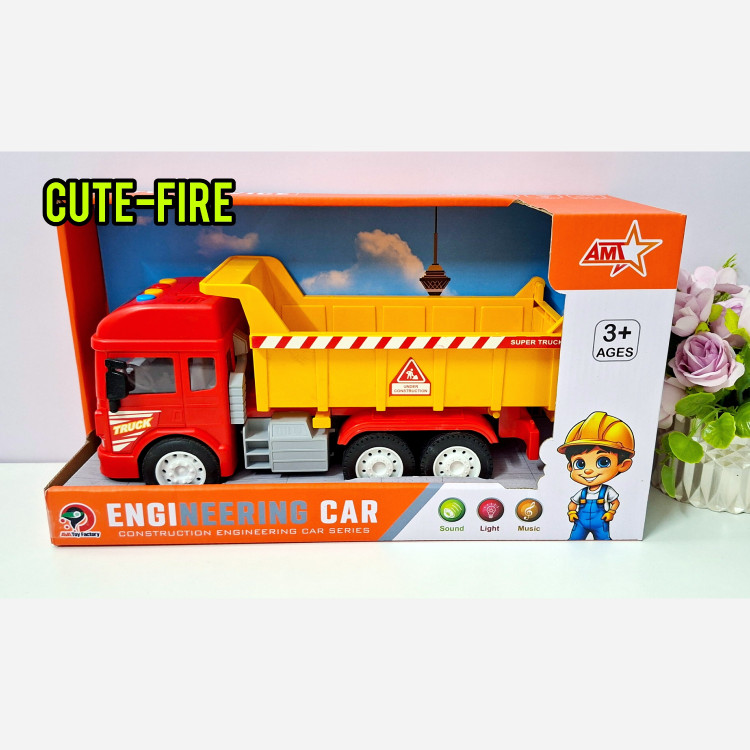 اسباب بازی کامیون خدمات شهری قدرتی باتری خور موزیکال ماشین قدرتی موزیکال