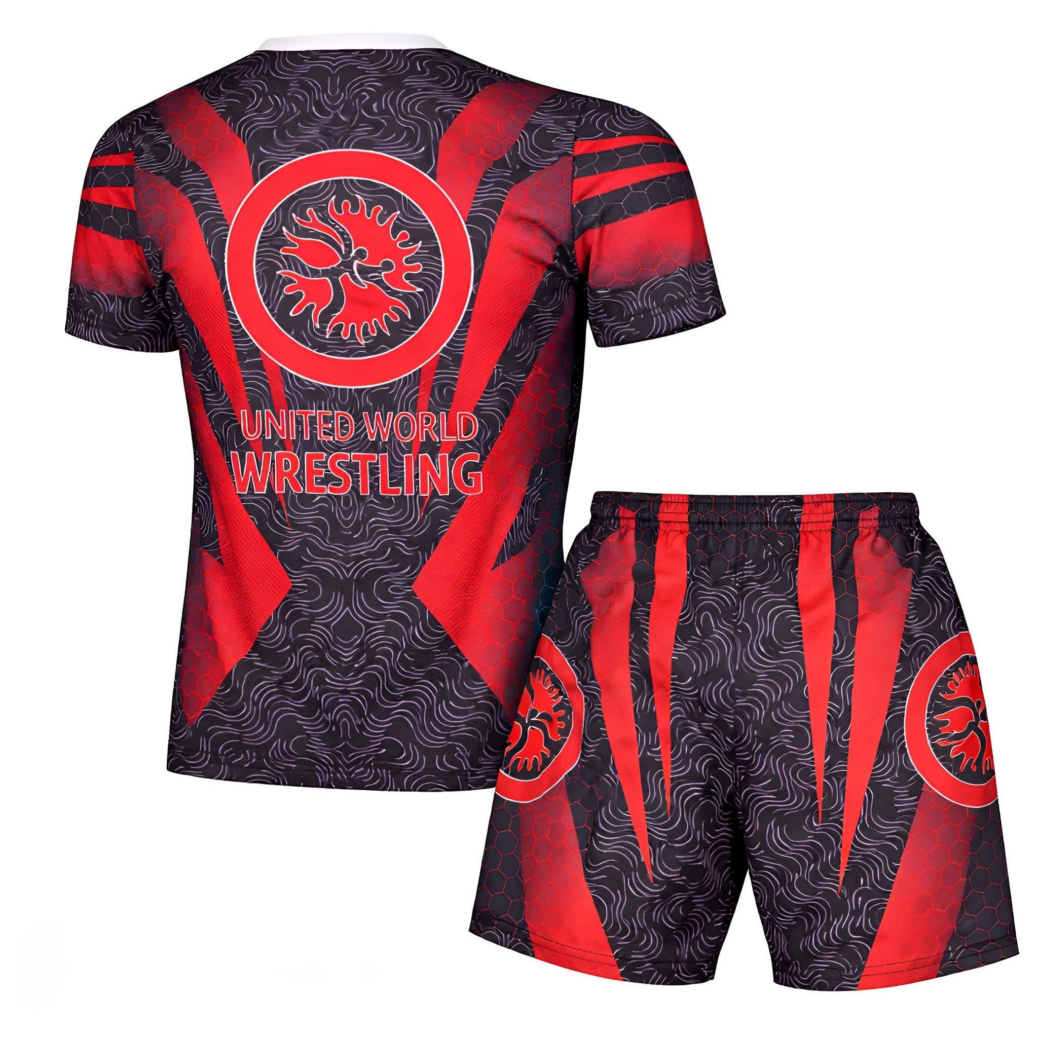 تیشرت کشتی با شورت اعلا سایز S تا 2XL