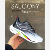 کفش مردانه اسپرت مشکی سفید (نرم و راحت)