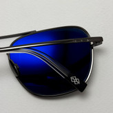 عینک آفتابی خلبانی رندولف شیشه سنگ آنتی رفلکس مشکی فریم نوک مدادی فول پک RANDOLPH AVIATOR RE 58 24K WHITE GOLD (ارسال