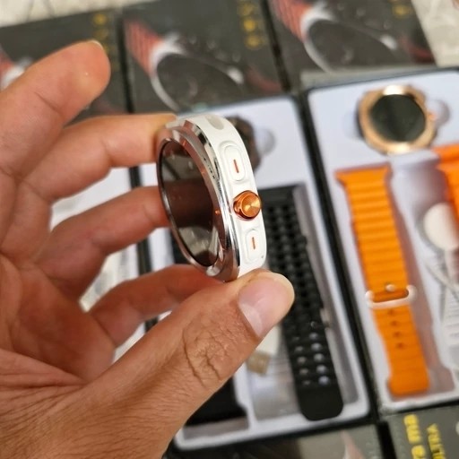 ساعت هوشمند گرد GT88 ULTRA MAX دو بند سوپر امولد بالاترین کیفیت بازار فروش تک به قیمت عمده پرفرووش