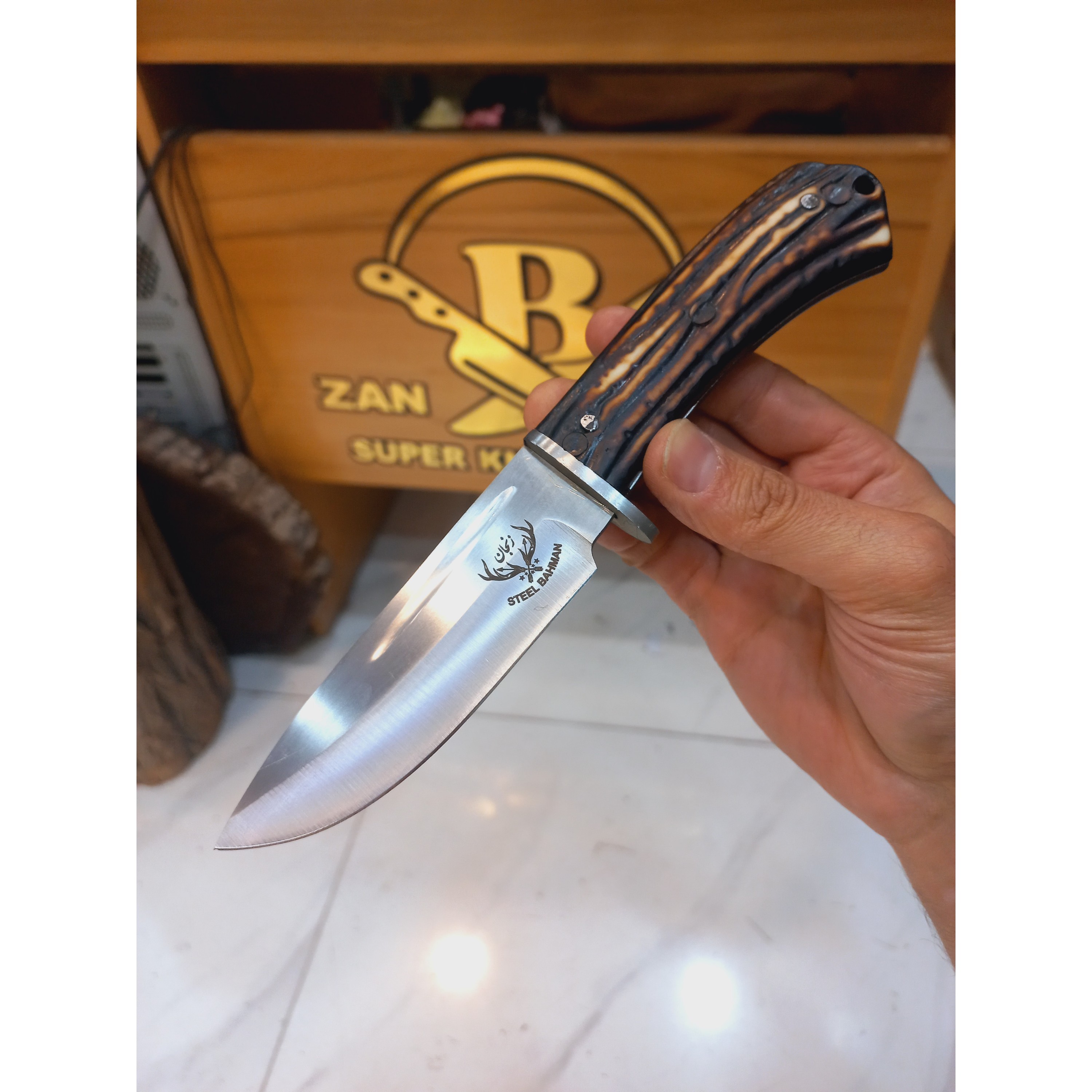 چاقوی طبیعتگردی ضد زنگ بهمن زنجان